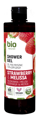 Гель для душа BIO Naturell Полуниця і меліса 473 мл