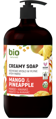 Крем-мило BIO Naturell Манго та ананас з помпою 946 мл