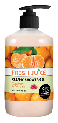 Крем-гель для душу Fresh Juice Мандарин і імбир 750 мл