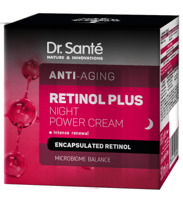 Нічний крем Dr. Sante Retinol Plus посиленої дії 50 мл