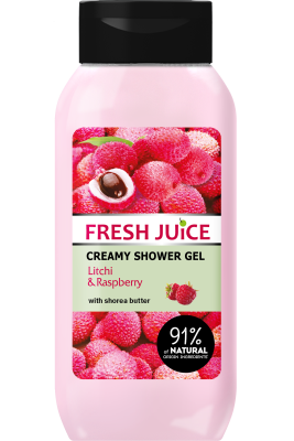 Крем-гель для душу Fresh Juice Лічі і малина 400 мл