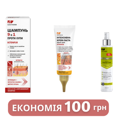 Комплекс проти помірної лупи Elfa Pharm Octenifur