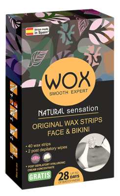 Воскові смужки WOX Оріджинал для обличчя і бікіні 40 + 2
