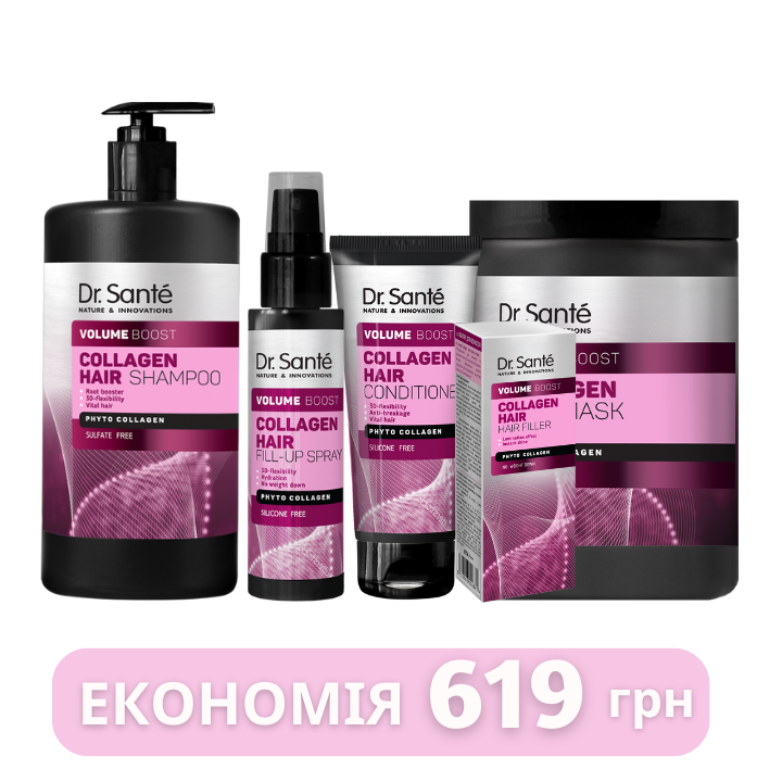 Набір Об'єм для волосся Dr. Sante Collagen Hair