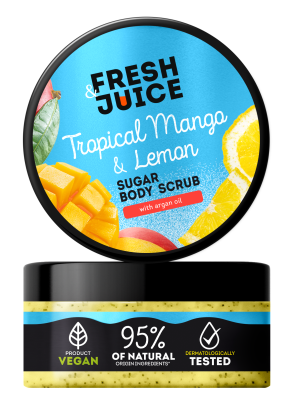 Цукровий скраб для тіла Tropical Mango & Lemon 200 мл