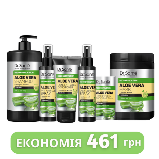 Набір Реконструкція волосся Dr. Sante Aloe Vera