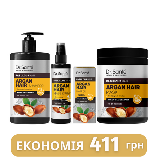 Набір Розкішне волосся Dr. Sante Argan Hair