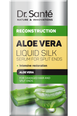 Рідкий шовк Dr. Sante Aloe Vera для посічених кінчиків волосся 30 мл