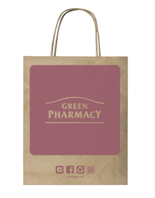 Green Pharmacy Пакет паперовий крафт 180 х 85 х 220