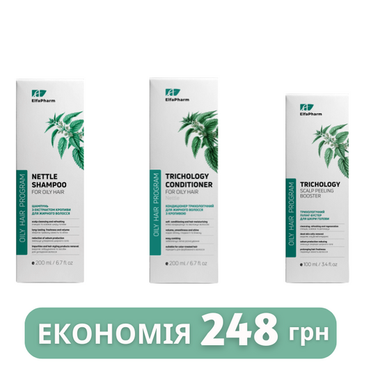 Комплекс трихологічний Elfa Pharm Oily Hair для жирного волосся