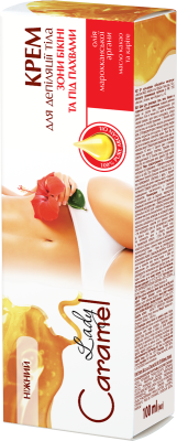 Крем для депіляції зони бікіні і пахв Lady Caramel 100 мл