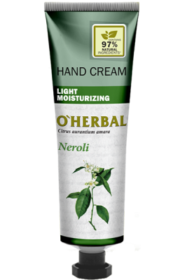 Легкий крем для рук O'Herbal зволожуючий Нероли 30 мл