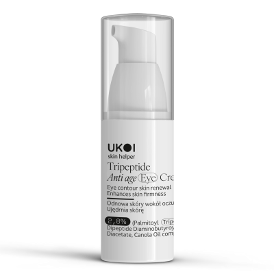 Крем під очі UKOI Tripeptide Anti-Age з трипептидами антивіковий 30 мл