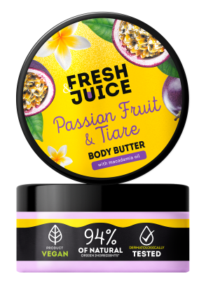 Крем-масло для тіла Fresh Juice Passion Fruit & Tiare 200 мл