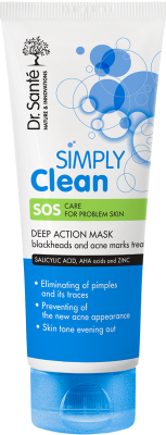 Маска глибокої дії Dr. Sante Simply Clean 75 мл