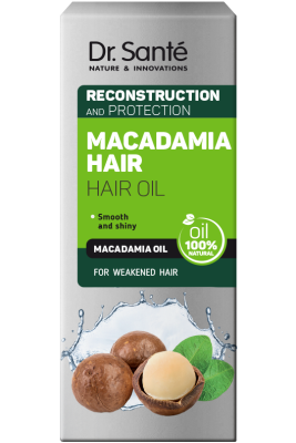 Масло для волосся Dr. Sante Macadamia Hair Відновлення та захист 50 мл