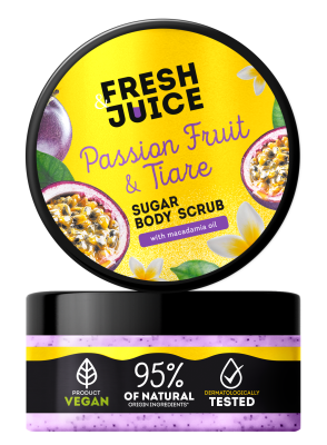 Цукровий скраб для тіла Passion Fruit & Tiare 200 мл