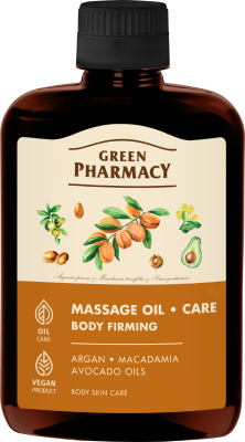 Олія для догляду і масажу Green Pharmacy Пружне тіло 200 мл