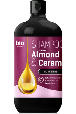 Шампунь Bio Naturell Sweet Almond Oil & Ceramides Ультраблиск 946 мл