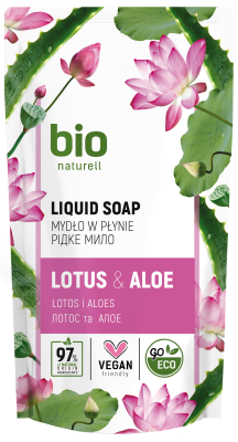 Рідке мило BIO Naturell Лотос і Алое дой-пак 460 мл