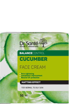 Крем для обличчя Dr. Sante Cucumber Balance Control матуючий ефект 50 мл