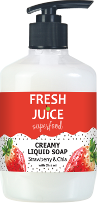Рідке крем-мило Fresh Juice Superfood Strawberry & Chia 460 мл