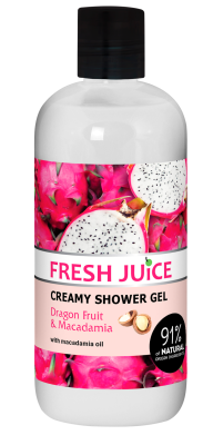 Крем-гель для душу Fresh Juice Драконів фрукт і макадамия 500 мл
