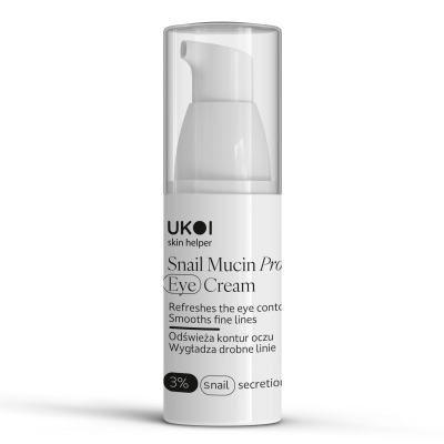 Крем під очі UKOI Snail Mucin Pro-youth з муцином равлика омолоджуючий 30 мл