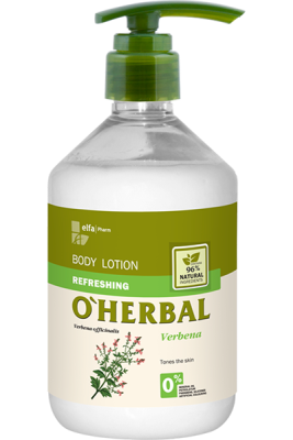 Освіжаючий лосьйон для тіла O'Herbal з екстрактом вербени 500 мл