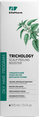 Трихологічний пілінг-бустер для шкіри голови Elfa Pharm Oily Hair 100 мл