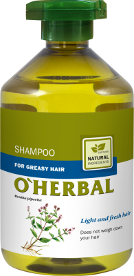 Шампунь O'Herbal для жирного волосся 500 мл EN
