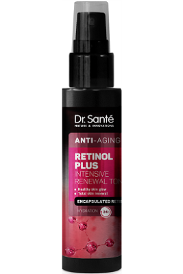 Інтенсивно-відновлюючий тонер Dr. Sante Retinol Plus 150 мл