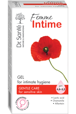 Гель для інтимної гігієни Dr. Sante Femme Intime Ніжний догляд для чутливої шкіри 230 мл