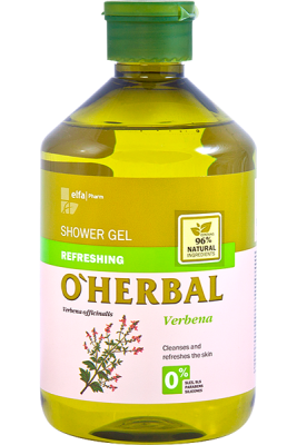 Освіжаючий гель для душу O'Herbal з екстрактом вербени 500 мл