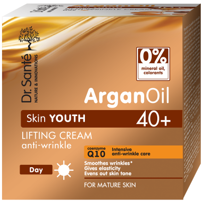 Крем-ліфтинг Dr. Sante ArganOil проти зморшок денний 40 + 50 мл