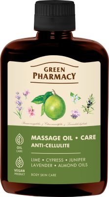 Олія для догляду та масажу Green Pharmacy Антицелюлітна 200 мл