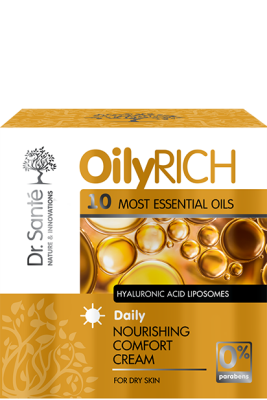 Денний живильний крем-комфорт Dr. Sante Oily Rich 50 мл