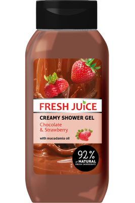Крем-гель для душу Fresh Juice Шоколад і полуниця 400 мл