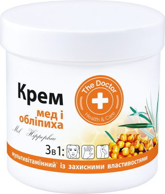 Крем для шкіри 3в1 The Doctor Health&Care Мед і обліпиха 250 мл