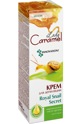 Крем для депіляції Lady Caramel Royal Snail Secret 100 мл