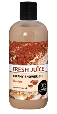 Крем-гель для душу Fresh Juice Тірамісу 500 мл