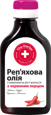 Реп'яхова олія для волосся The Doctor Health&Care з червоним перцем 100 мл